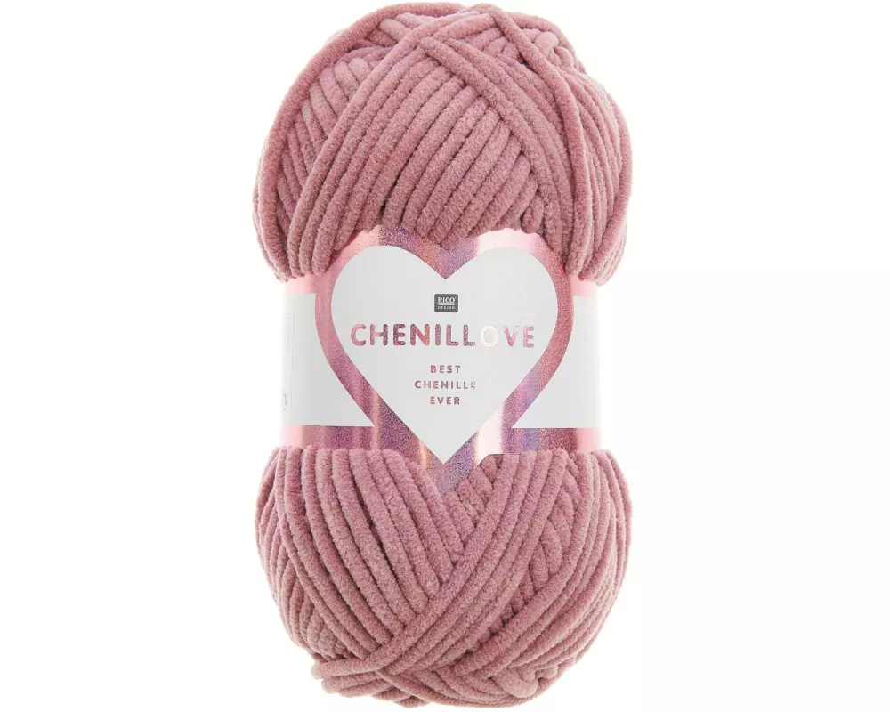 Rico Design Wolle Chenillove 100 g, Brombeer