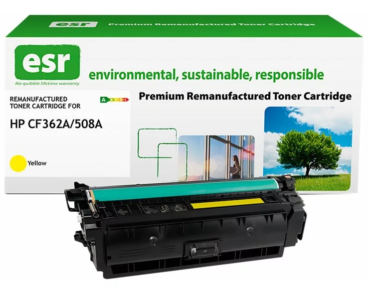 ESR Toner cartridge compatible with HP CF362A yellow remanufactured 5.000 pages
