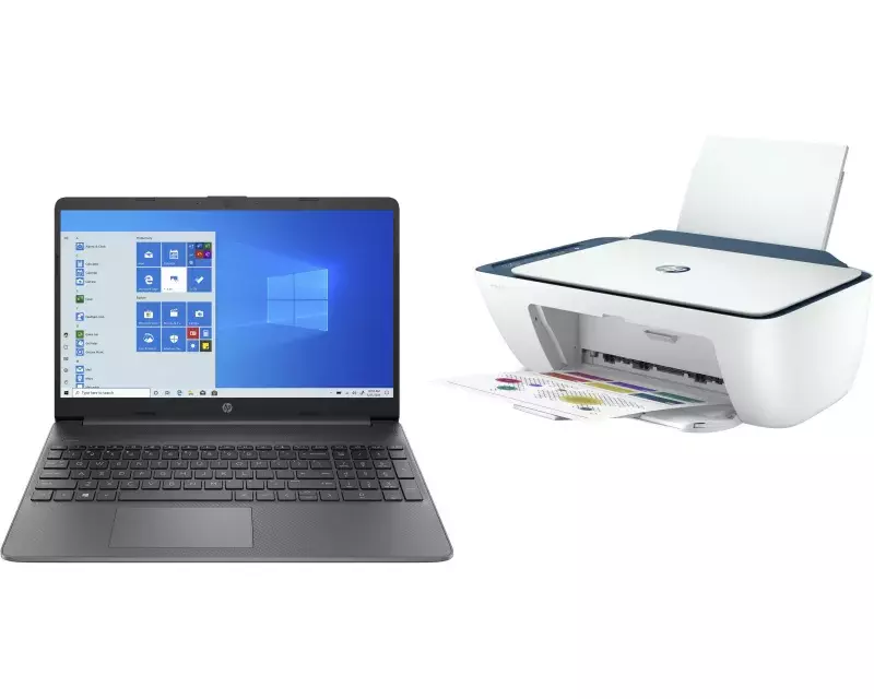 HP Notebook Laptop 15S + gratis HP DeskJet 2721e AiO