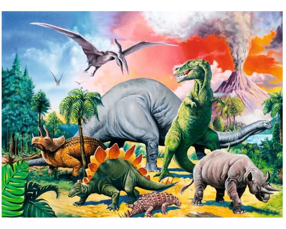 Ravensburger Puzzle Unter Dinosauriern 100 XXL Teile