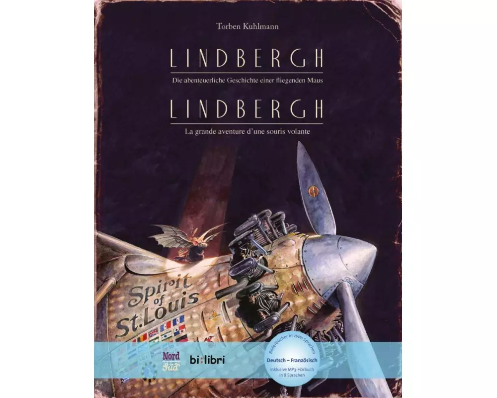 Lindbergh. Kinderbuch Deutsch-Französisch mit MP3-Hörbuch zum Herunterladen