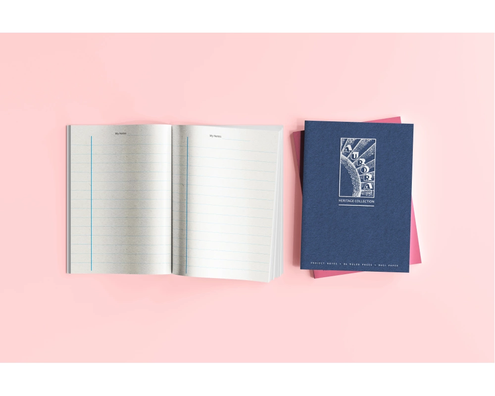 AURORA Notizbuch Heritage A5 1935R rot, liniert 80 Seiten