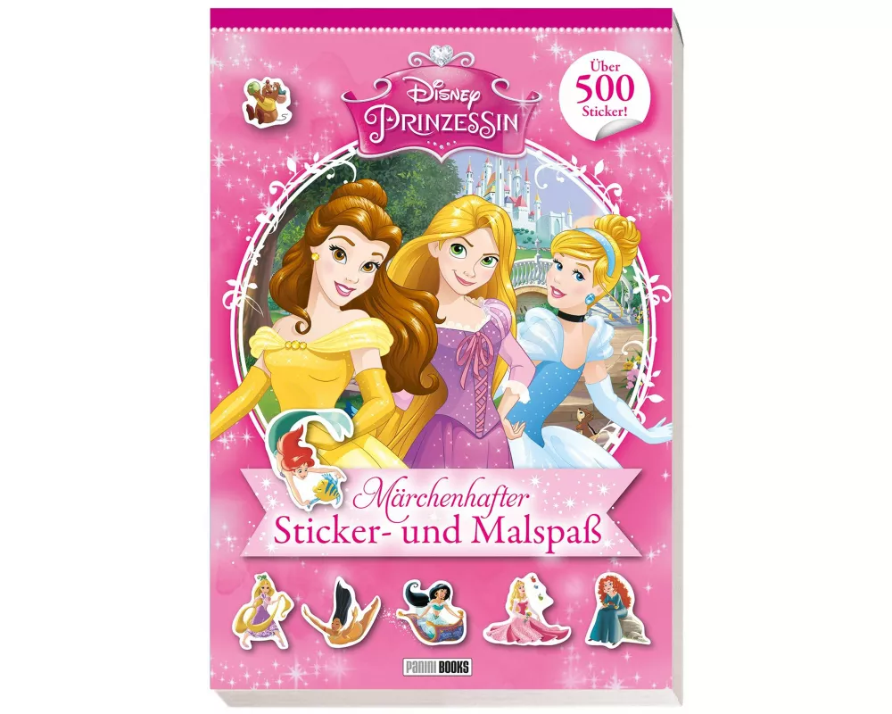 Disney Prinzessin: Märchenhafter Sticker- und Malspaß