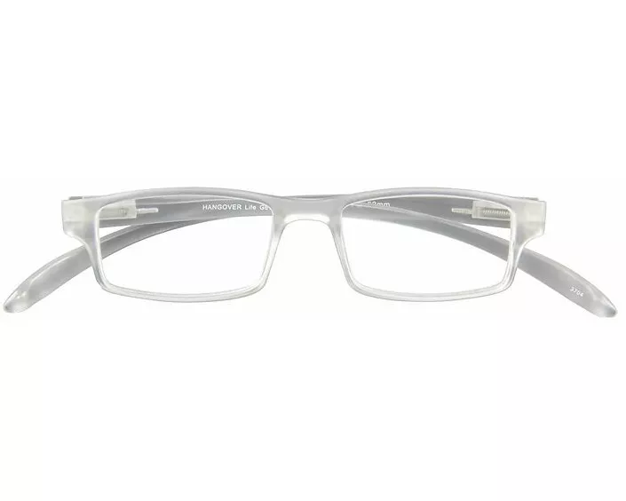 Brille. HANGOVER Life G61100 kristall Kunststoffbrille mit Federtechnik +1.50 dpt