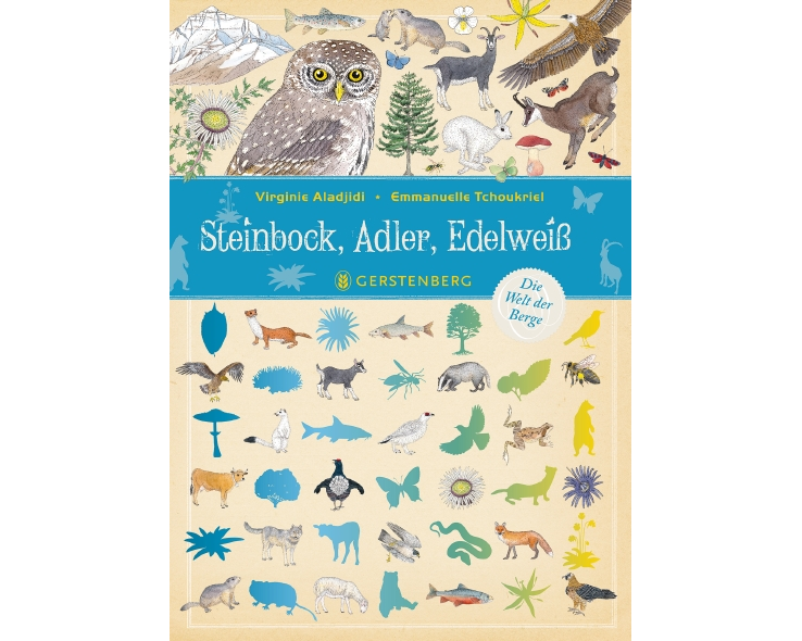 Steinbock, Adler, Edelweiß