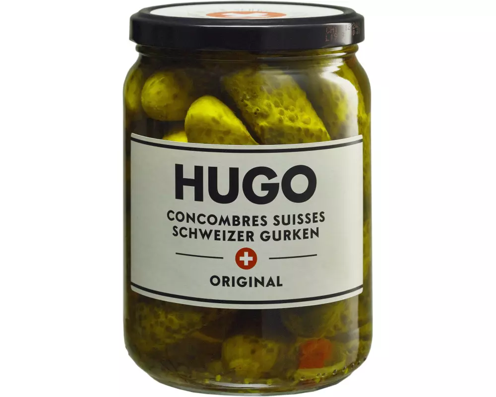 Hugo Reitzel Glas Schweizer Gurken 430 g