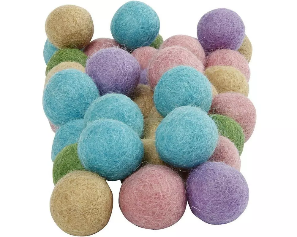 Creativ Company Filzkugeln 64 Stück Mehrfarbig