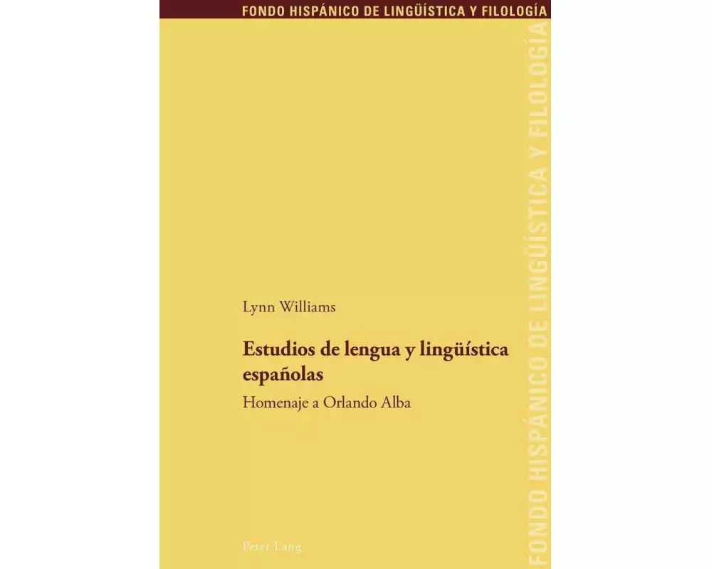 Estudios de lengua y lingüística españolas
