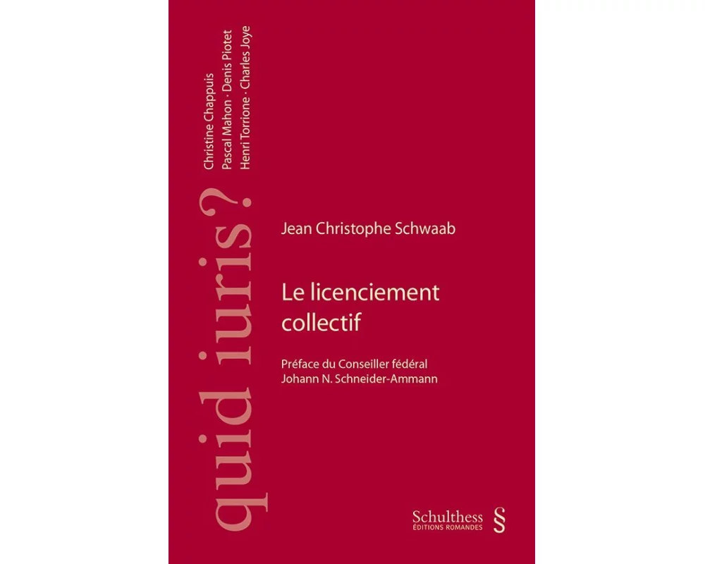 Le licenciement collectif