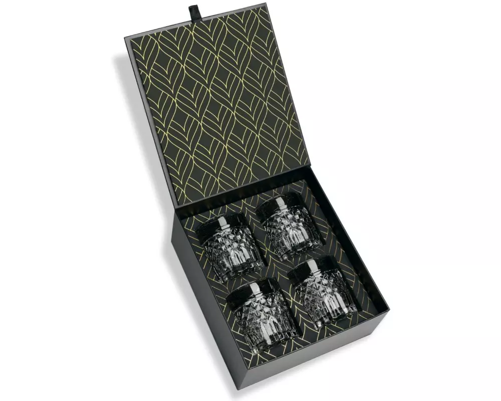 R.O.C.K.S. Whisky-Set Prestige 280 ml, 4 Stück, Transparent