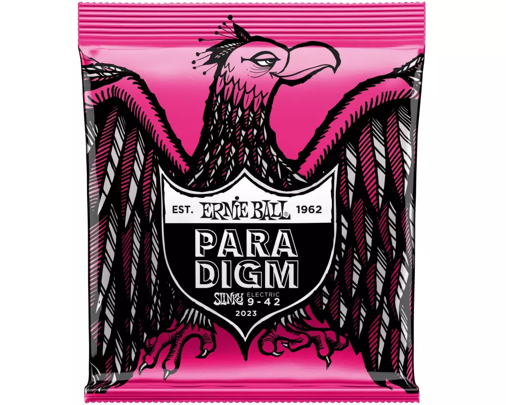 Ernie Ball Gitarrensaiten 2023 Paradigm Slinky – Super 9 - 42