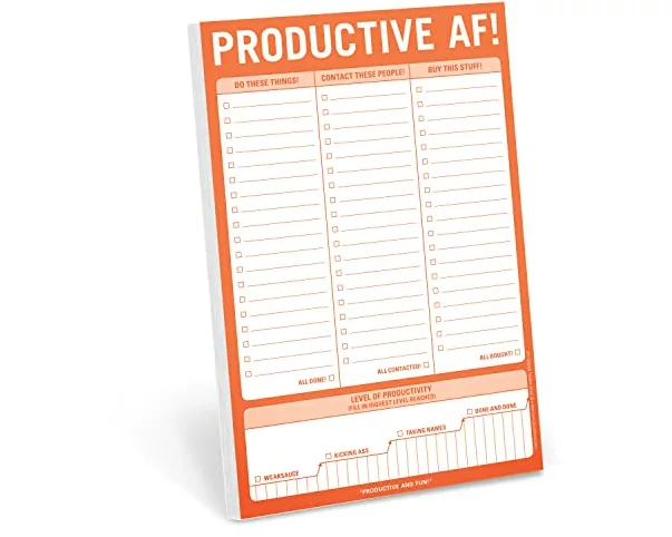 Knock Knock Productive AF! Pad