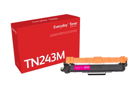 Everyday Magenta Toner by compatible with Brother TN-243M, Standard capacity. Black toner page yield: 1000 pages, Colour toner page yield: 1000 pages, Printing colours: Magenta, Quantity per pack: 1 pc(s)