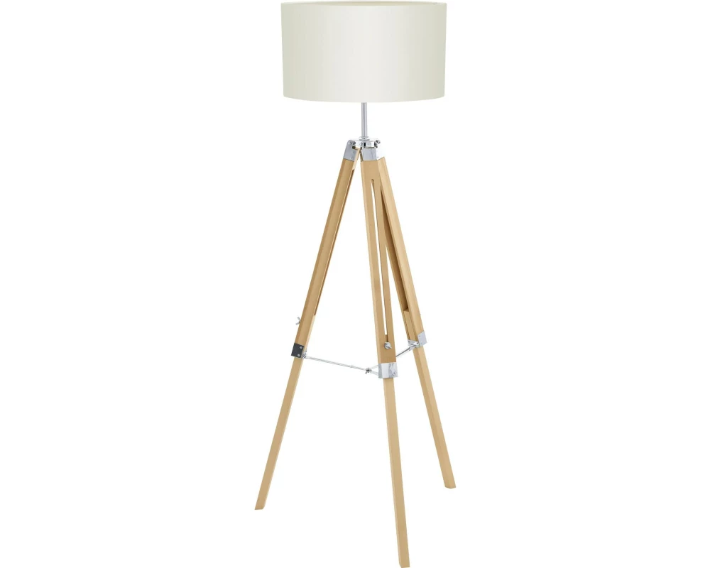 EGLO Leuchten Stehleuchte LANTADA natur exkl. E27 1x60W