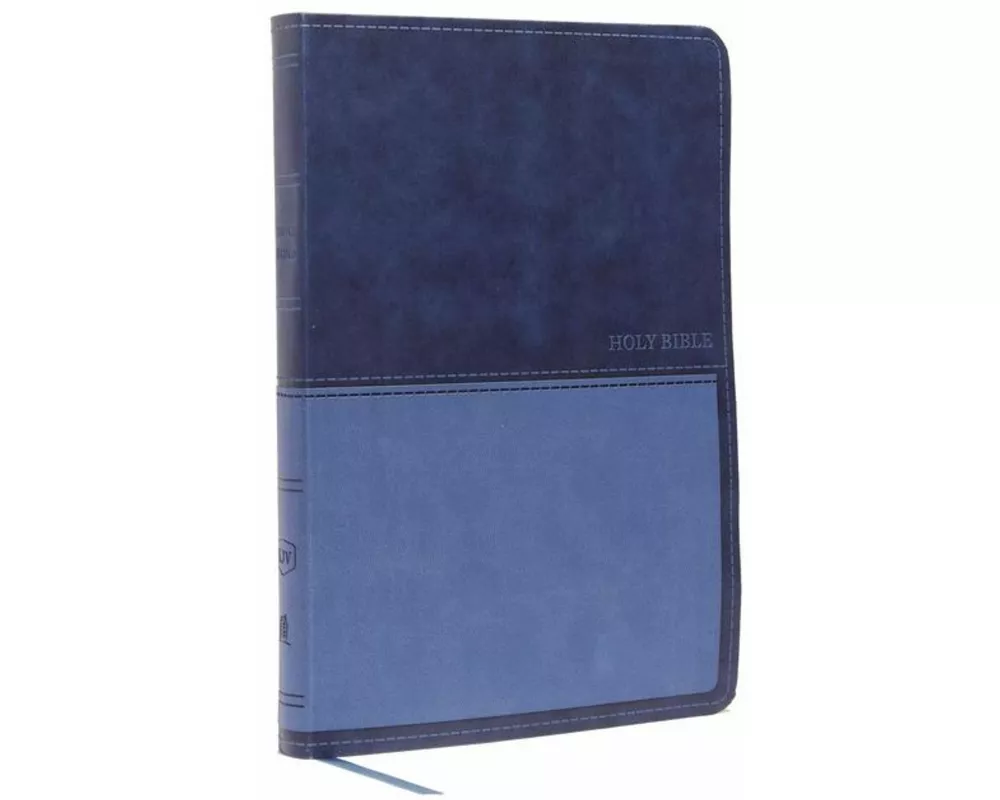 KJV Holy Bible: Value Large Print Thinline, Blue Leathersoft, Red Letter, Comfort Print: King James Version