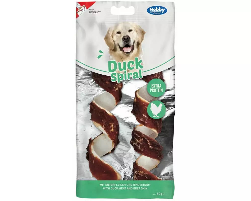 Nobby StarSnack Classic Barbecue Duck Spiral, 60 g