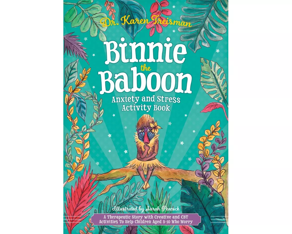 Binnie the Baboon Anxiety and Stress Activity Book