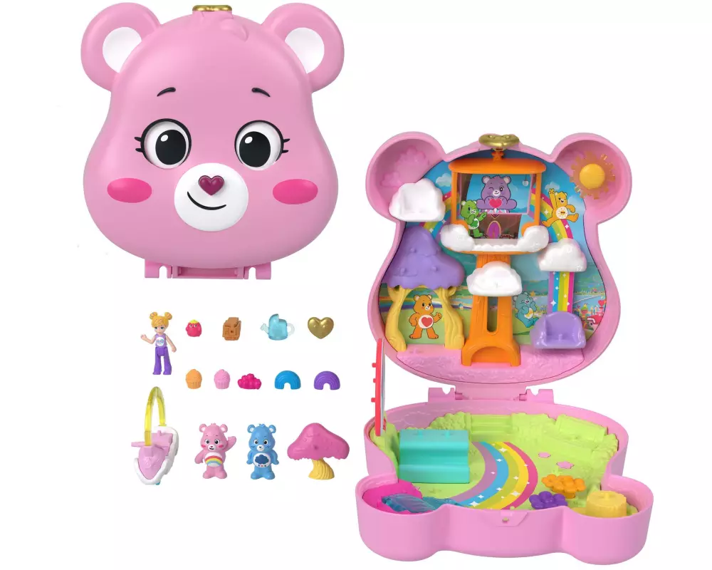 Polly Pocket Spielset Glücksbärchis Schatulle