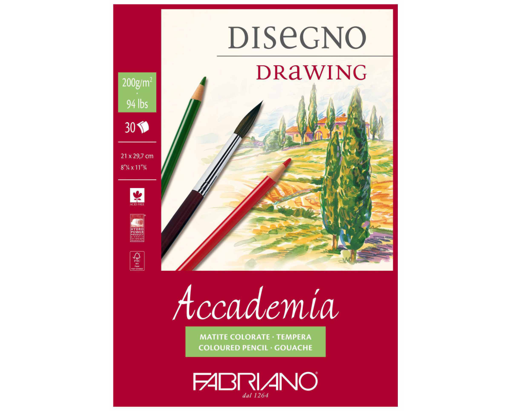 NEUTRAL Zeichenblock F41202129 Accademia A4 200g FSC-MIX