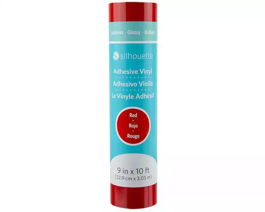 Silhouette Vinylfolie Glossy 22.9 cm Rot
