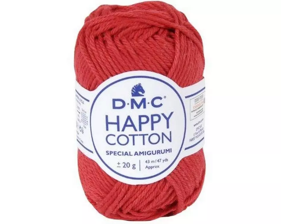 DMC Baumwollgarn Natura Happy Cotton Signalrot