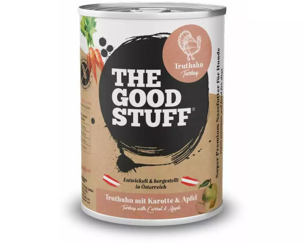 The Goodstuff Nassfutter Adult Truthahn mit Karotte & Apfel 400 g