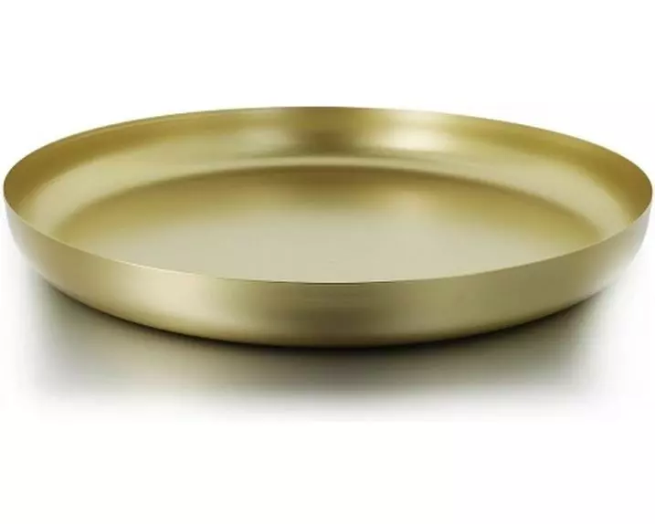 balthasar Kerzenteller rund 40 x 4.5 cm 1 Stück, Gold