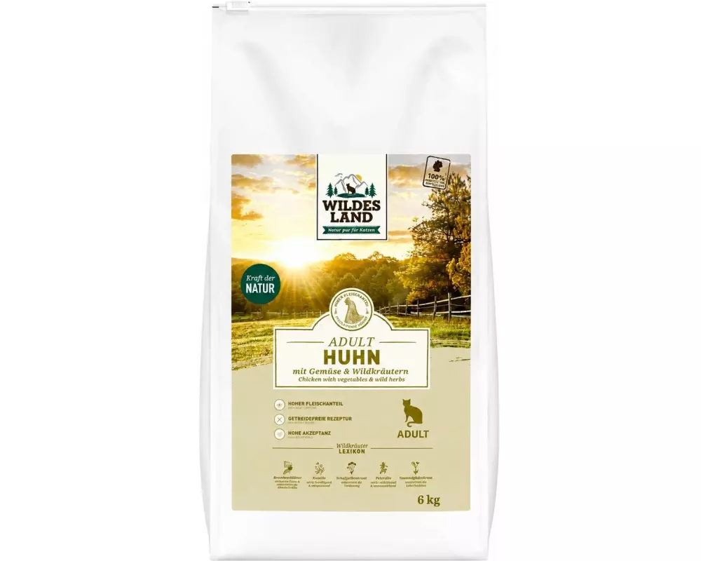 Wildes Land Fel Adult Huhn Gartengemüse 6 kg