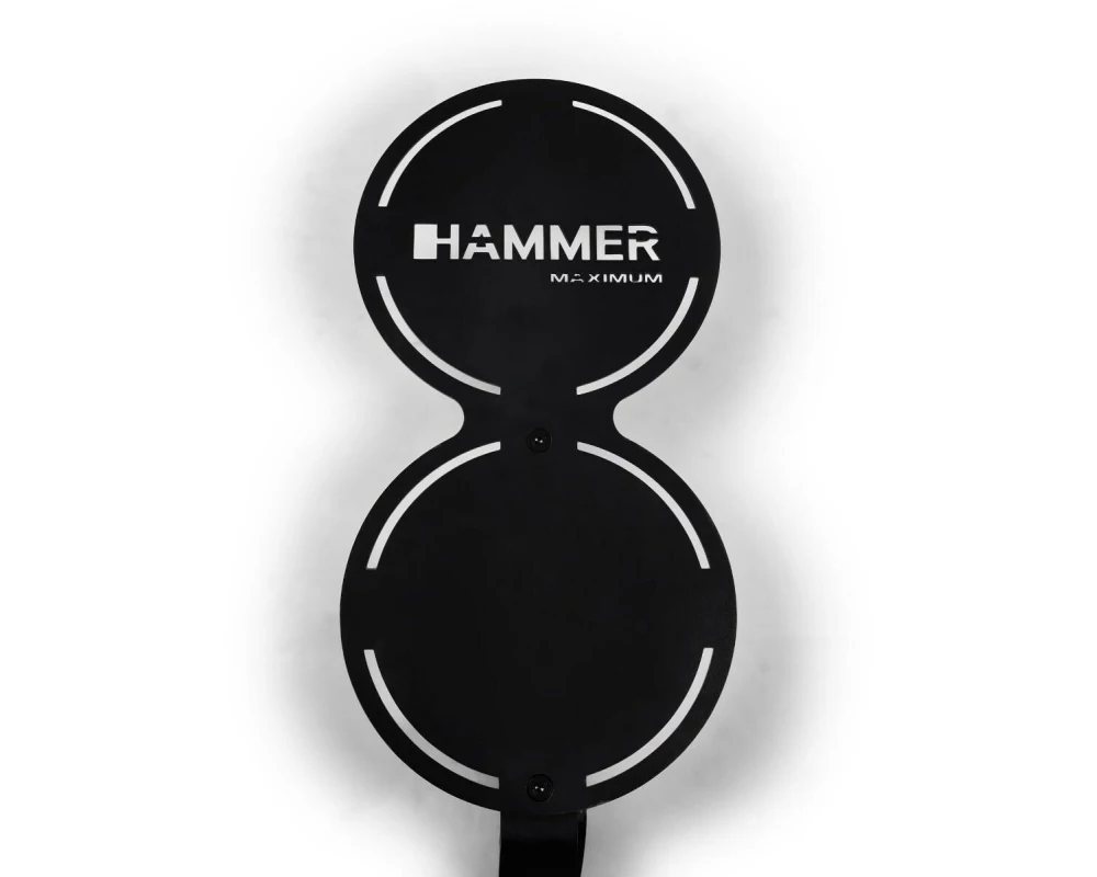 HAMMER F-PR 10 Wall Ball Target Stahl Schwarz 117 x 20 x 40 cm