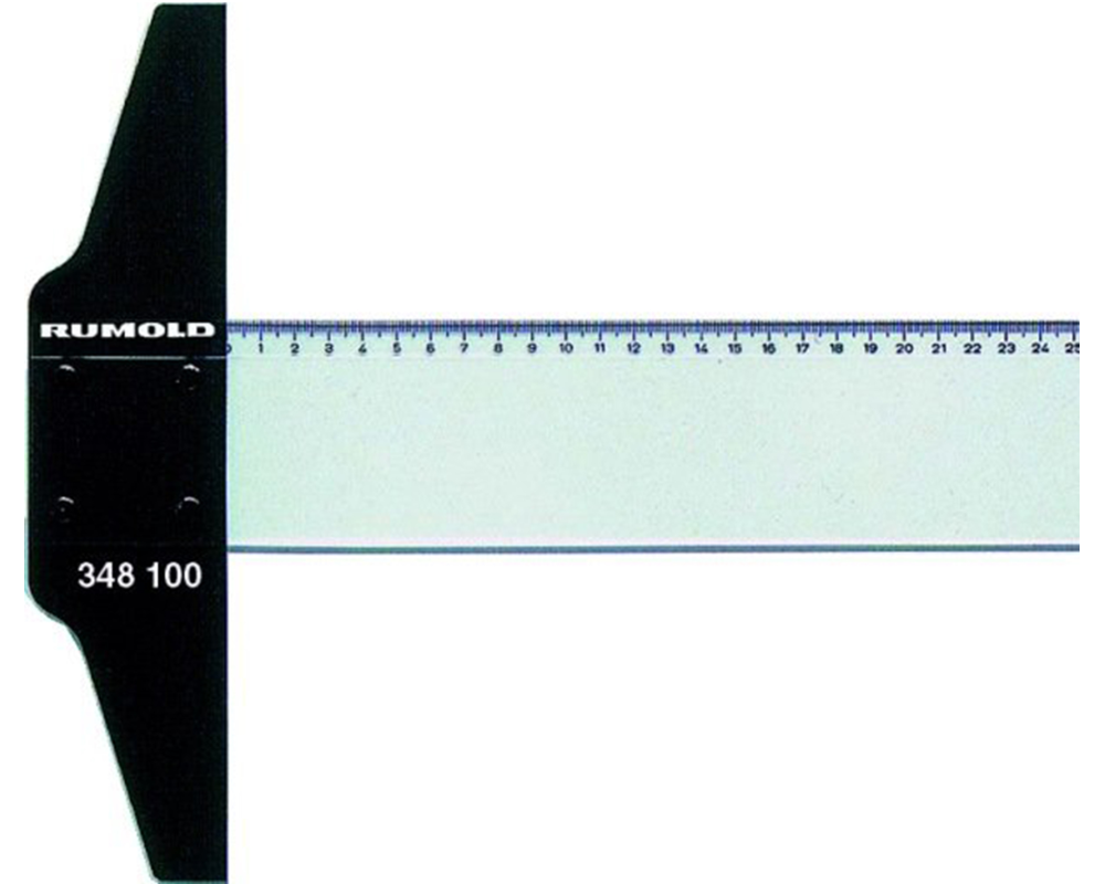 RUMOLD Zeichenschiene MXFT 70cm 348070 Acryl