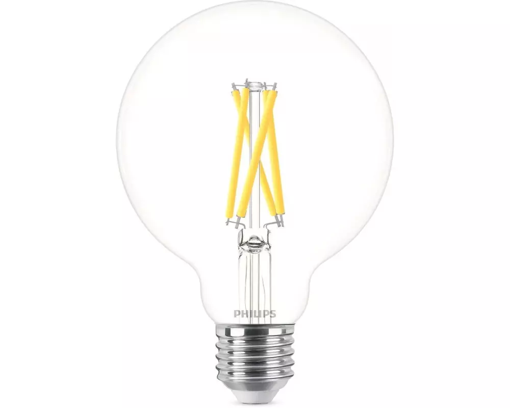 Philips Lampe LEDcla 60W E27 G93 CL WGD90 Warmweiss (WW)