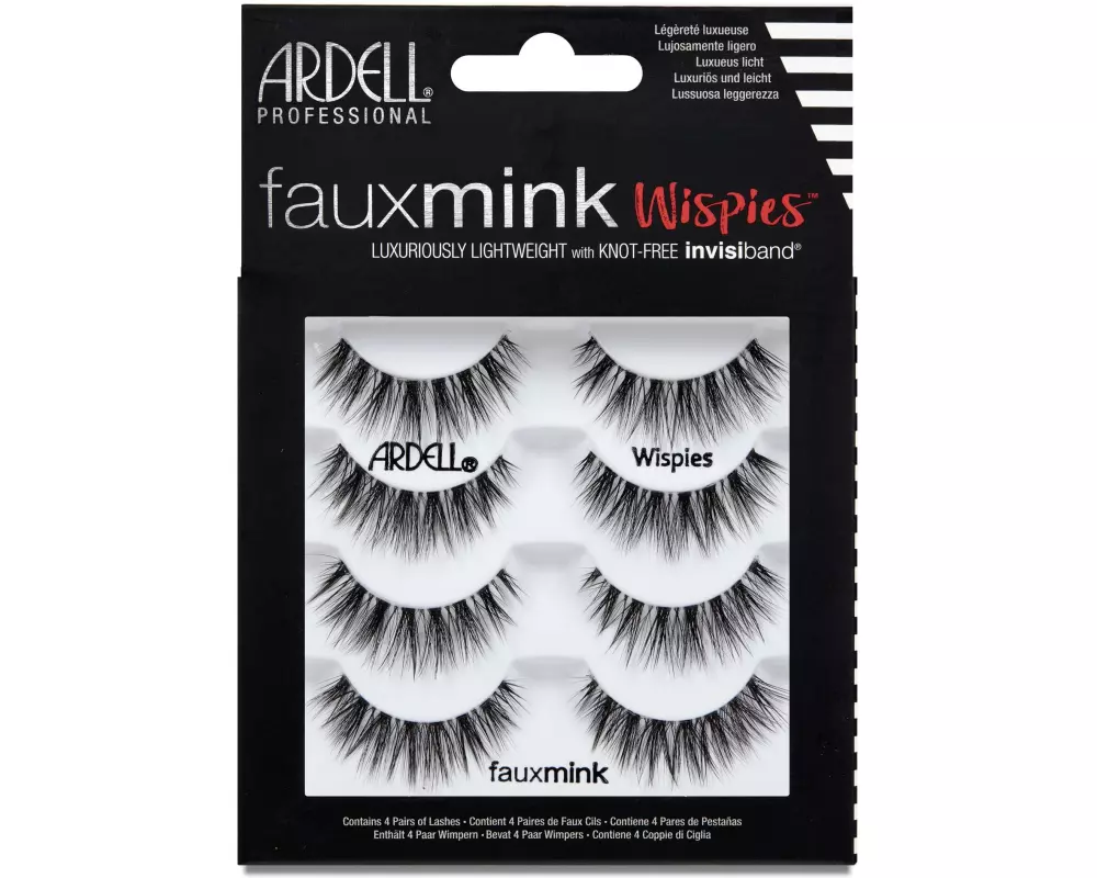Ardell Faux Mink Wispies 409 - Schwarz