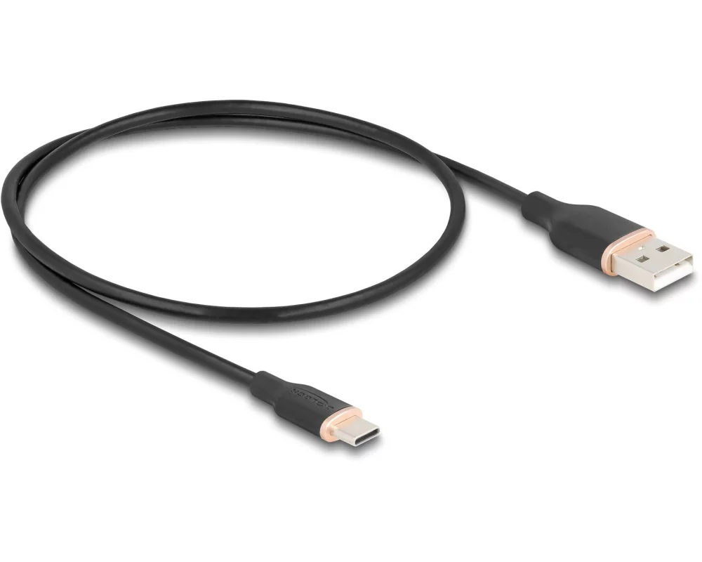 Delock USB 2.0-Kabel Silikon USB-A - USB-C 0.5 m