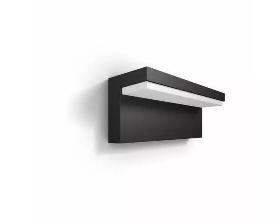 Philips myGarden LED Wandleuchte Bustan, 1000 lm, Anthrazit