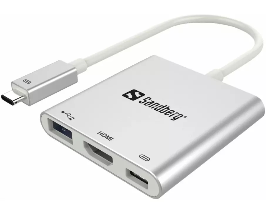 SANDBERG USB/C Mini Dock HDMI+USB