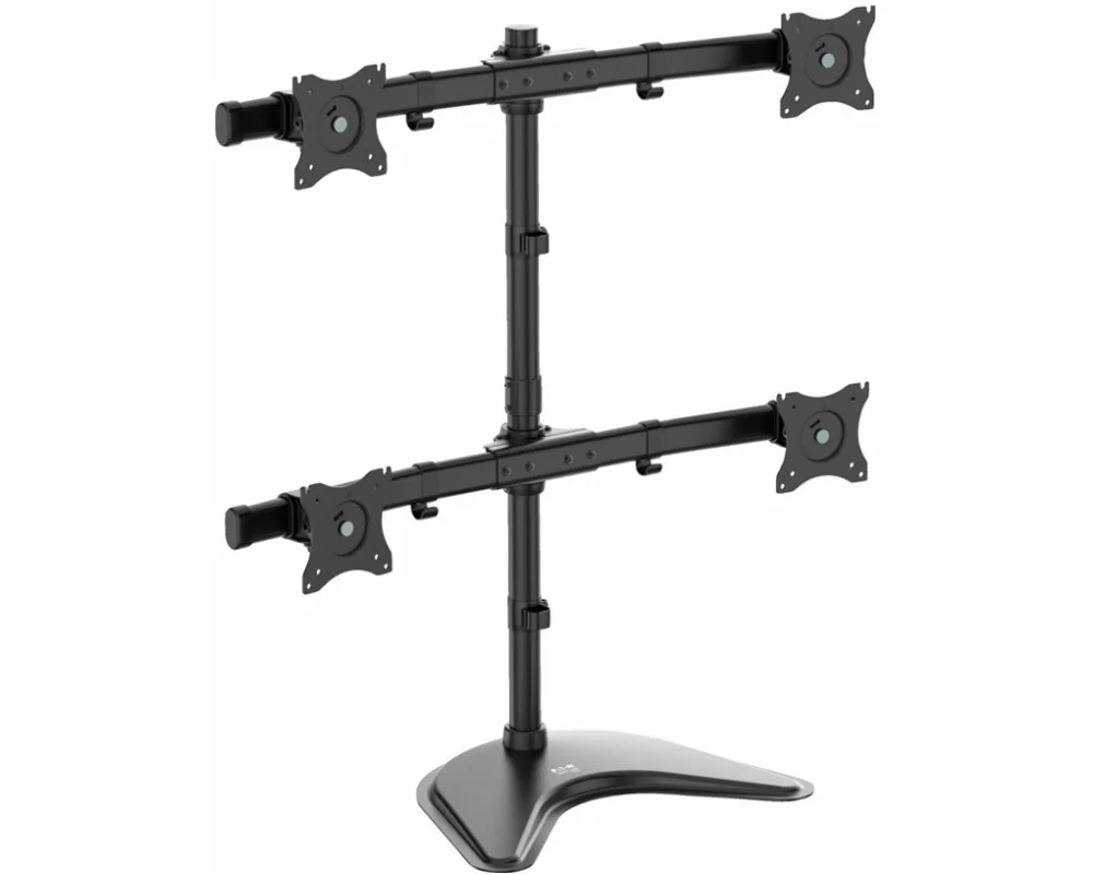 EATON TRIPPLITE Quad-Display Desktop Monitor Stand, for 13inch to 27inch Flat-Screen Displays