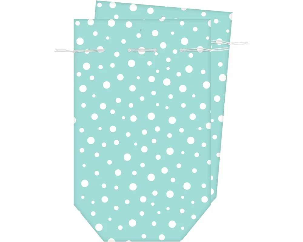 Braun + Company Geschenktasche 2 Stück, 16 x 26 cm, Blau