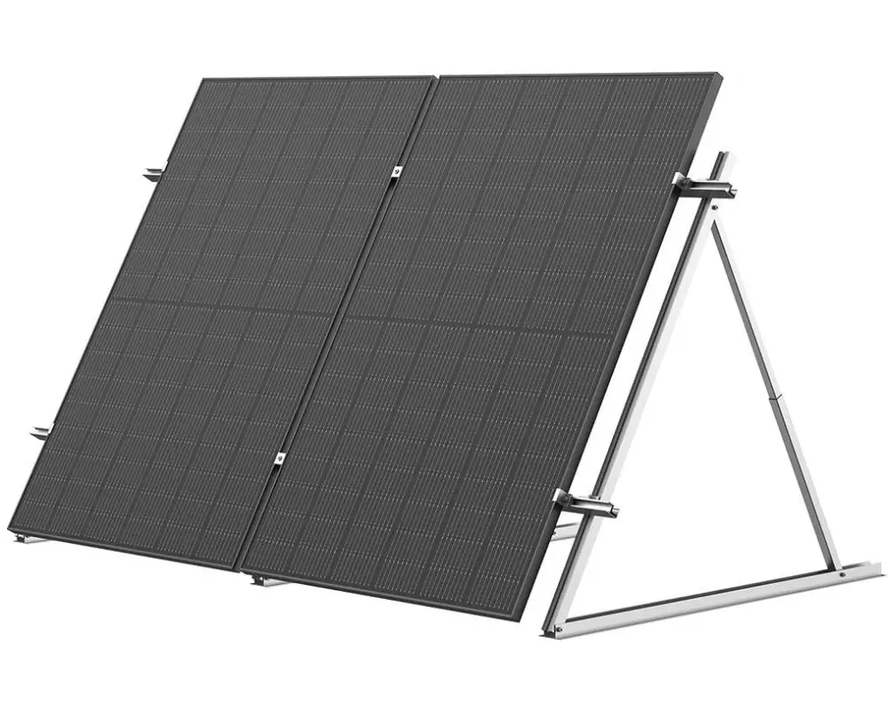 EcoFlow Verstellbare Kipphalterung für 100W/400W Solarpanele Silber