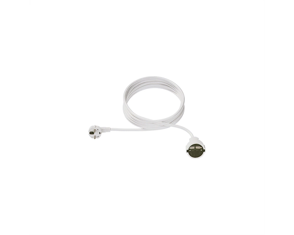 BACHMANN Extension cable, Schutzkontakt 230V 2m weiss