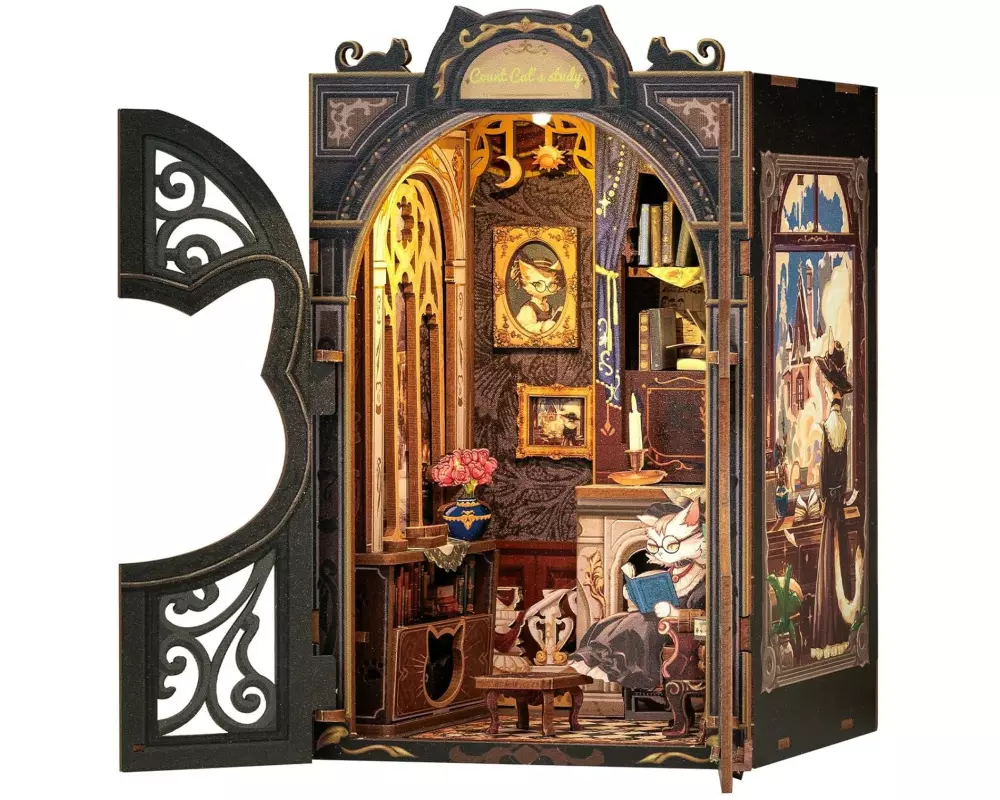 Spielmanufaktur Bausatz Die weise Lesekatze