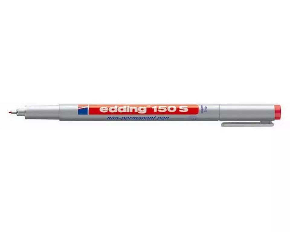 edding Non-Perm. Pen 150S rot Kunststoff Rot 0.3 mm