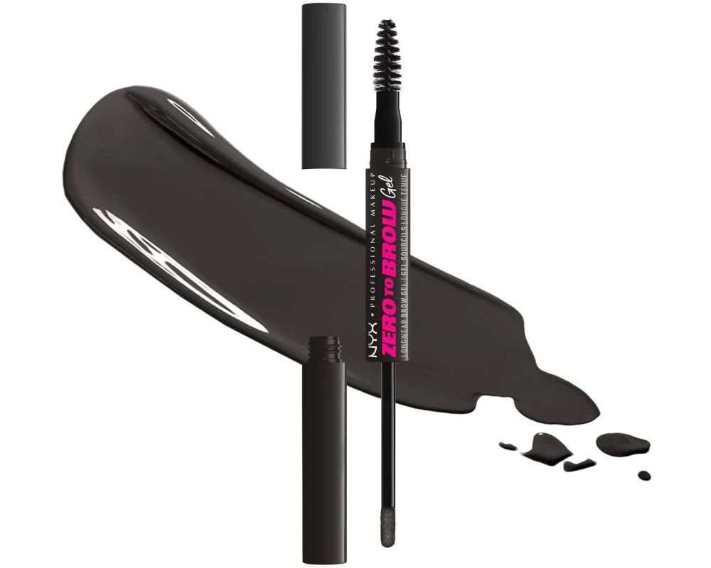 NYX Professional Makeup Zero To Brow Gel 08 Black