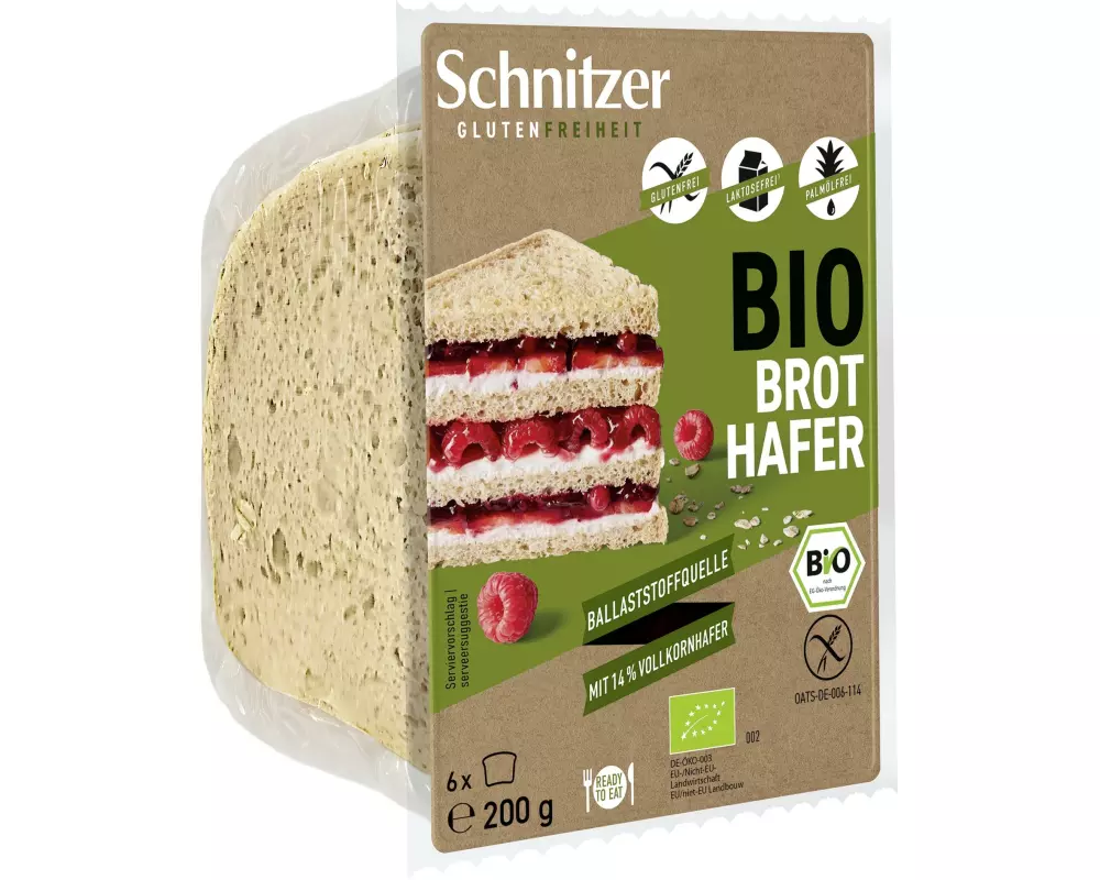 Schnitzer Brot Bio Toastbrot Hafer 200 g