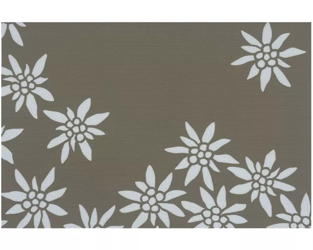 Heidi Cheese Line Edelweiss 30 cm x 45 cm, Beige/Weiss