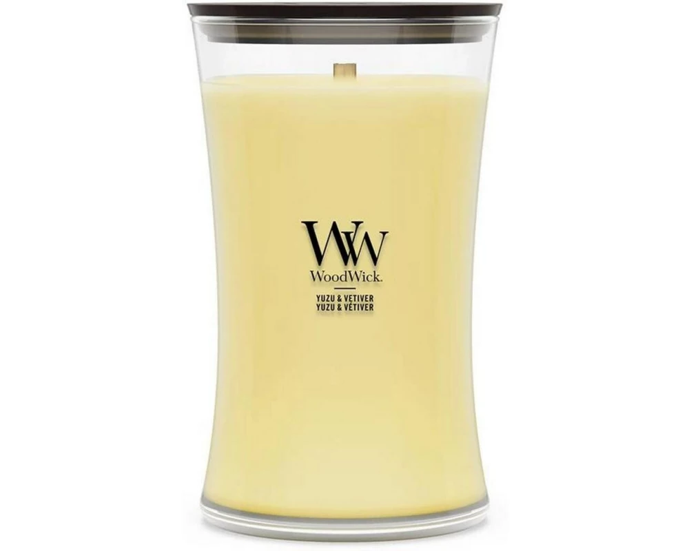 Woodwick Duftkerze Yuzu & Vetiver Large Jar