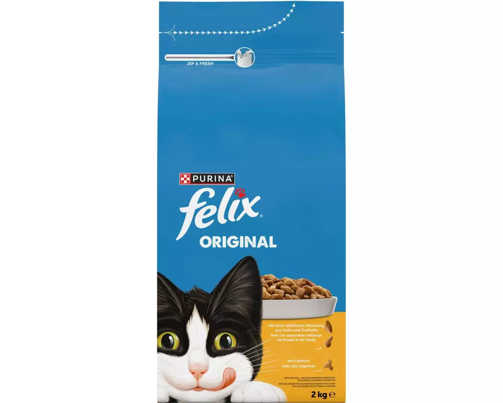 Felix Trockenfutter Original Geflügel 2 kg