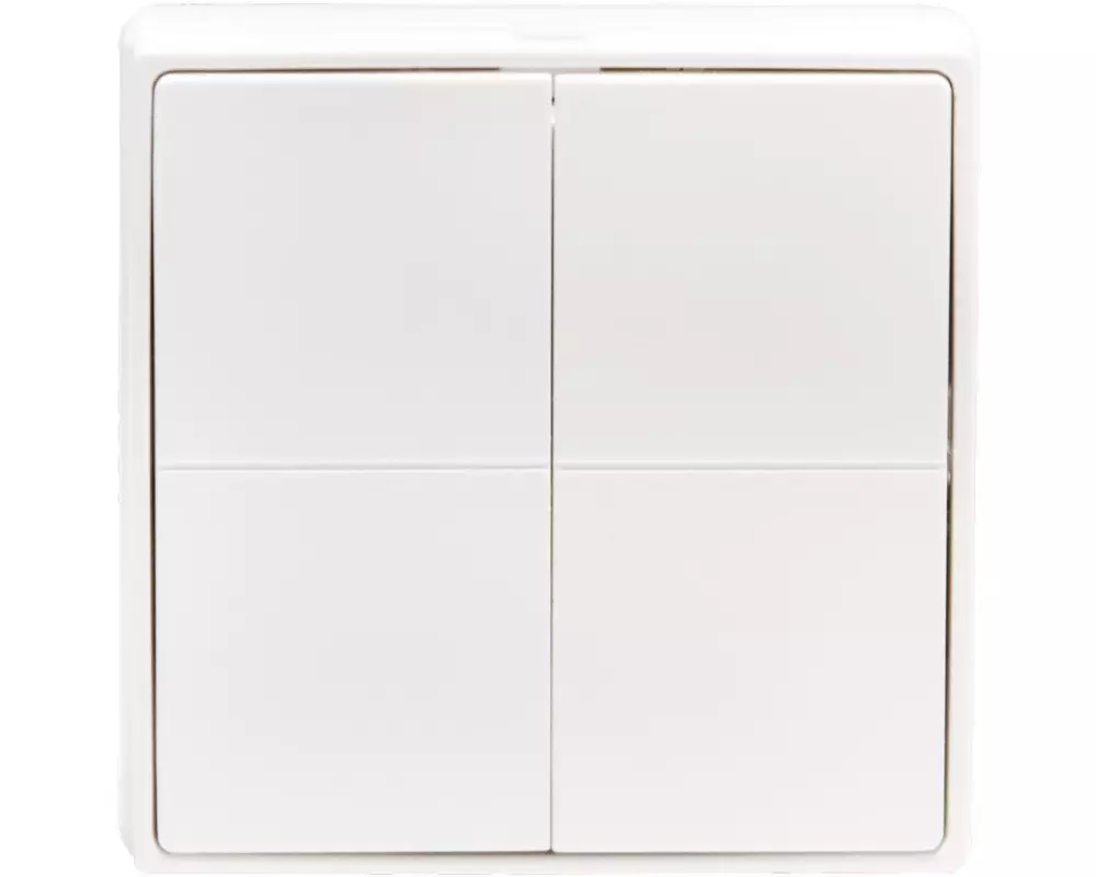 Shelly BLU Wall switch 4 weiss, stand alone