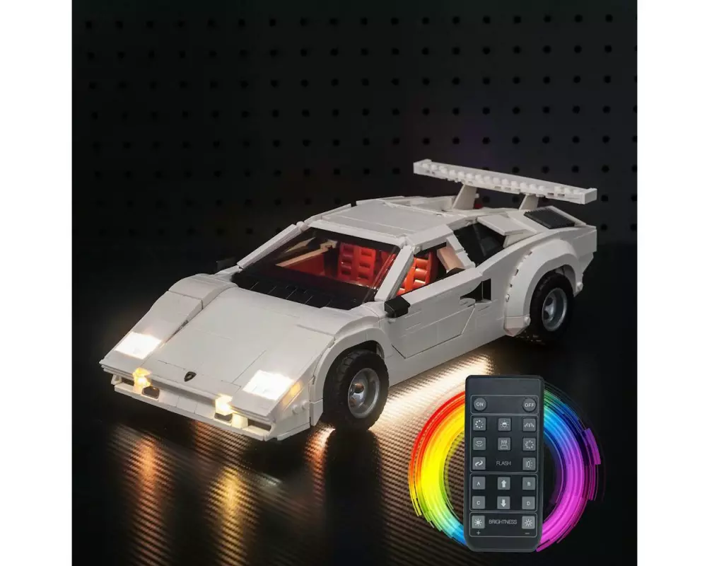 BrickBling LED-Licht-Set für LEGO 10337 Lamborghini Countach