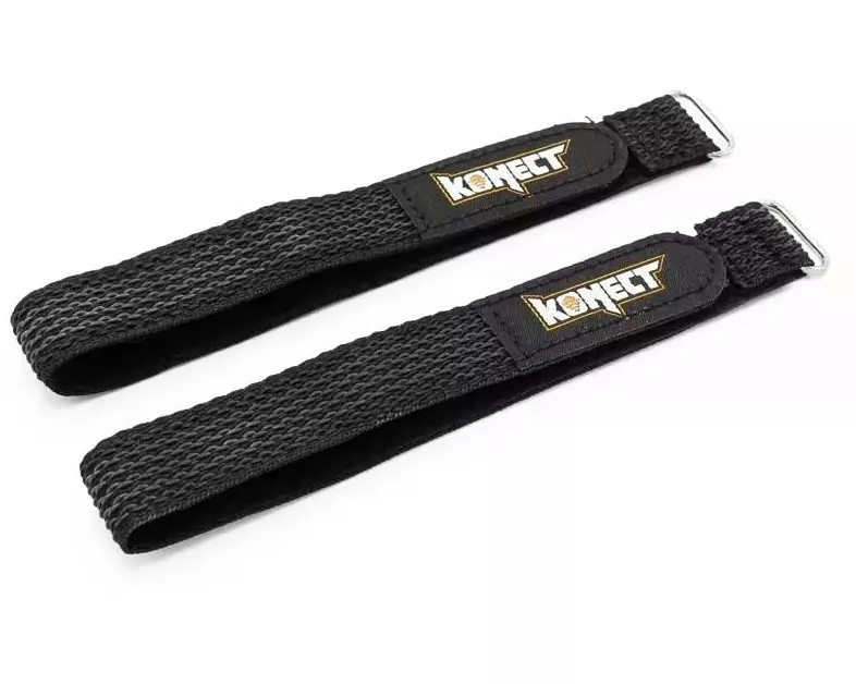 Konect Akku-Klettband 300 mm, 2 Stück