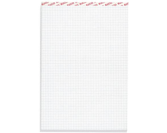 ELCO Notizblock kariert 4mm A6 73423.17 weiss, 70g 100 Blatt